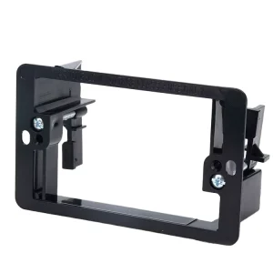 1-Gang Old Work Low Voltage Mounting Bracket for Telephone, Coaxial, HDMI, Speaker Wire and Networking Cables