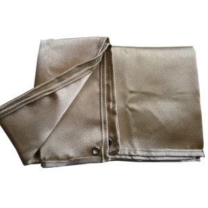 1 mm Gold Fireproof Fiberglass Cloth Welding Fire Blanket