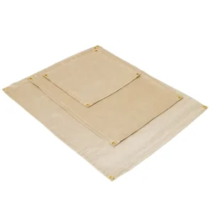 100*80cm Outdoor Camping Fireproof Cloth Mat and Fire Blanket, Flame-Retardant, Thermal-Resistant, for Picnic and BBQ