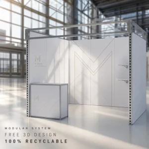 100% Recyclable M Series Aluminum Shell Scheme Modular Trade Show Booth