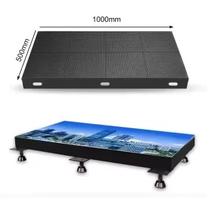 1000kg/sqm Load-Bearing Waterproof Anti-Scratch LED Dance Floor Panel for Exhibition Halls and Malls