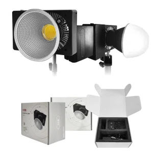 100W Portable LED Studio Fill Light with Adjustable Color Temperature Lithium-ion AC Outdoor Lighting
