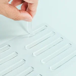 10PCS Car Door Protection Silicone PU Transparent Reusable Portable Anti collision Strip with Low Medium High Stickiness
