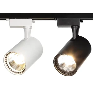 10W 20W 30W Indoor Pure Aluminum Material Spot Light Track Installation Spotlight Adjustable Track Lighting Led Cob Track Light