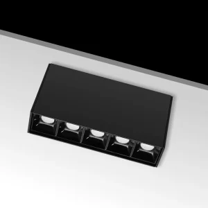 10W Indoor Anti-Glare Grille COB LED Linear Downlight Surface Mounted Ceiling Light High CRI90
