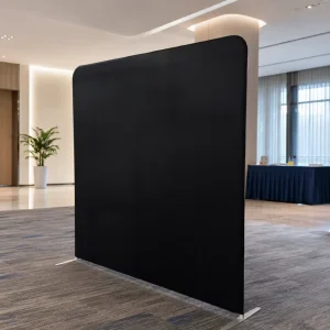 10ft 20ft 30ft Custom Logo Printed Stretch Pop-Up Wall Trade Show Display Tension Fabric Backdrop