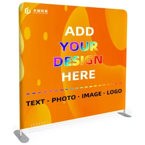 10ft 20ft 30ft Custom Logo Printed Stretch Pop up Wall Trade Show Display Banner Stands Tension Fabric Backdrops