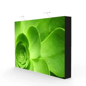 10ft Curved Printed Fabric Pop-Up Back Wall Display