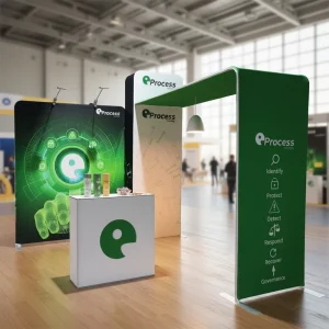 10ft x 10ft Foldable Dye Sublimation Exhibit Banner Trade Show Booth Display Stand