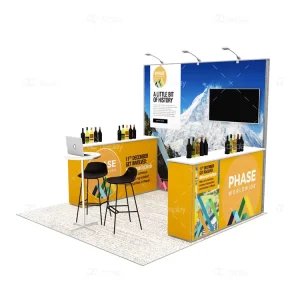 10×10 Aluminum Modular Trade Show Exhibition Booth