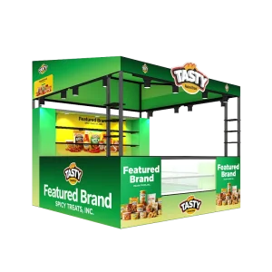 10×10 Aluminum Portable Modern Expo Backlit Cafe Bar Tradeshow Display Exhibition Booth