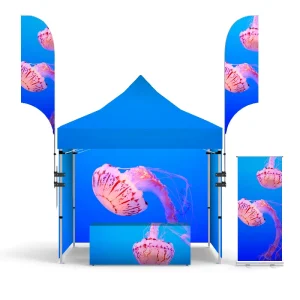 10×10 Custom Canopy Tent Anti-UV Waterproof Fabric