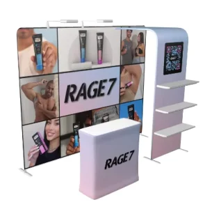 10×10 Portable Modular Aluminum Tension Fabric Exhibition Booth Backdrop Stand