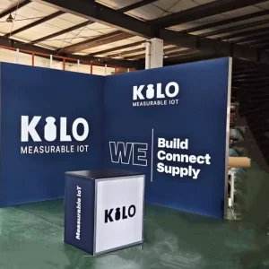 10×10 Portable Modular Trade Show Booth with Table Counter