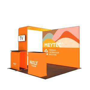 10×10 Tool-Free Trade Show Aluminum SEG Light Box Backdrop Display Portable Exhibition Booth