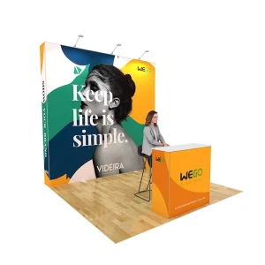 10x10ft 3x3m Factory Extrusion Fabric SEG Pop-Up Display Stand for Trade Shows