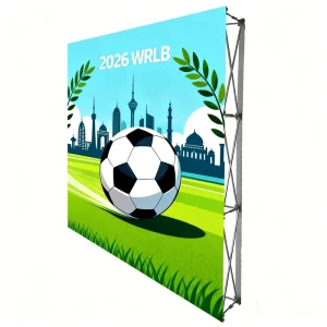 10x10ft Aluminum Frame Pop-Up Trade Show Backdrop Stand
