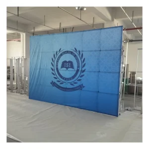 10x15ft Custom Printed Polyester Tension Fabric Display Stand