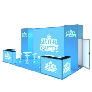 10×20 Custom Backlit Modular Aluminum SEG Storage Room Exhibition Stand Portable Trade Show Display Booth