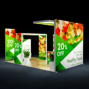 10×20 Trade Show Booth Design Modular Backlit Seg Expo Booths Exhibit Display Exhibition Stand