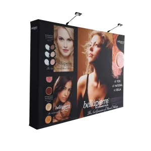 10×7.5 ft Aluminum Exhibition Tension Fabric Banner Backdrop Stand Pop up Display