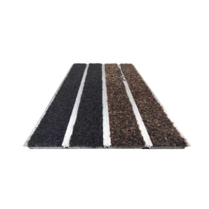 11mm Washable Handmade Aluminum Alloy Striped Anti Slip Pet Friendly Floor Mat for Direct Ground Use with Custom Logo