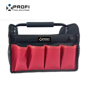 12-Inch Electrical Tool Bag with Handle, Lidless Design