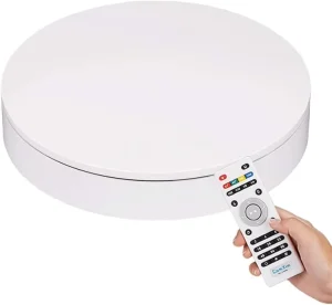 12.6in 32cm Electric Photography Turntable Display Stand with 88-200lb Capacity