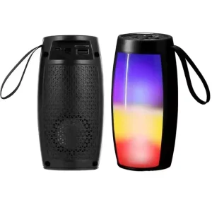 1202 Portable Wireless Subwoofer Speaker with RGB LED Lighting for Indoor and Outdoor Parties