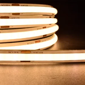 12V Thick Gel SMD COB LED Strip 240 LEDs m 8mm Dotless For Cabinet Showcase Shelf Linear Lighting