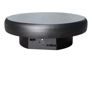 12cm 16cm Motorized Rotating Display Stand 360 Degree Mushroom Electric Rotating Platform for Products Live Show Video Shoot