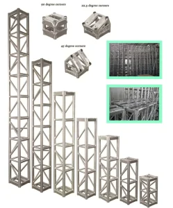 12inch 305mm Aluminum Stage Truss Box, 4ft, 6ft, 8ft, and 10ft