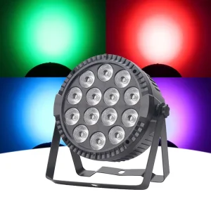 14 RGBW 4-in-1 PAR LED Stage Lights with DMX512 Control and Dynamic Beam Effects for DJ