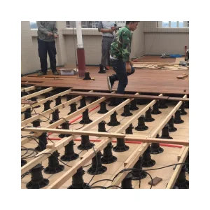 140 220mm Medoo Easy Installation Flooring Accessories Adjustable Raised Floor Support Deck Pedestals