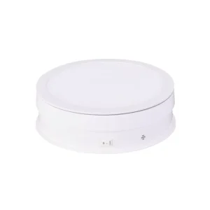 15 cm RGB Electric Rotary Table, 10 kg Load, 360 Degree Photography Display Turntable