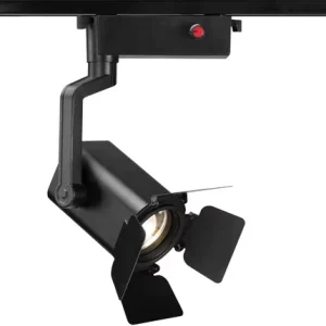 15W 18W 20W Adjustable COB Track Light Anti Glare Narrow Beam High CRI Spotlight for Museum Art Gallery Office Lighting