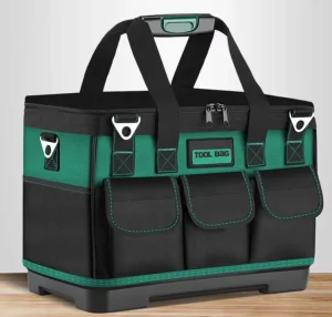 1680D Heavy-Duty Electrician Backpack Tote Gardening Portable Waterproof Canvas Oxford Tool Bag
