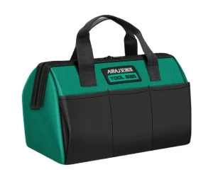 1680D Heavy Duty Portable Utility Tool Storage Bag Big Set Folding Rubber Base Electrician Belt Tool Sets Bags Kits