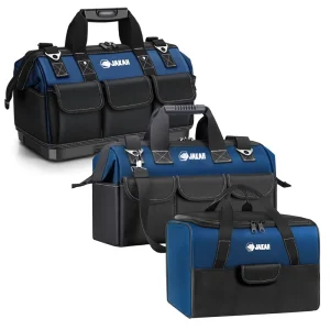 1680D Heavy Duty Waterproof Portable Utility Tool Storage Bag 150 lb Capacity Folding Electrician Briefcase