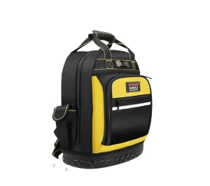 17-Inch Heavy-Duty Tool Backpack with Waterproof Molded Hard Base and Tool Sets