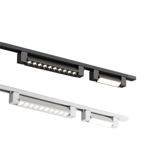 180 Rotatable Long Strip LED COB Track Light Aluminum Grille light floodlight 2 3 4wire Anti Glare Linear Track Spotlights