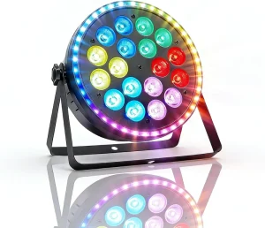 18X12W RGBW LED Stage Par Light With RGB Ring DMX 512 Strobe Effect or Event Wedding Bar Dj Stage Par Lamp