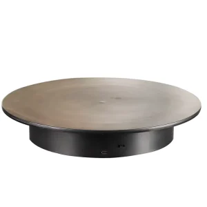 18cm, 26cm, and 30cm Plastic Electric Rotating Display Turntable