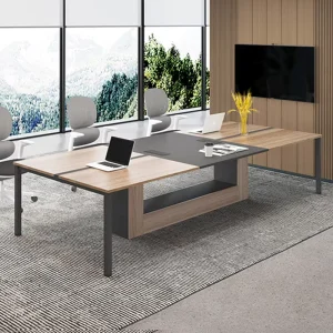 20-Person Executive Conference Table and Chair Set Office Meeting Room Furniture