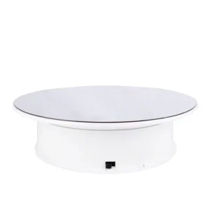 20 cm Plastic Rotating Display Stand with Acrylic Mirror