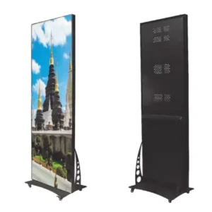 200cm Foldable Double-Sided Trifold LED Display Screen, P1.86/P2/P2.5, Indoor/Outdoor