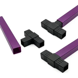 20mm 25mm 30mm Square Plastic Pipe Fittings Tube Corner Connectors