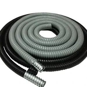 20mm 3/4 Inch Galvanized Steel PVC-Coated Flexible Metal Conduit Waterproof Flame Retardant