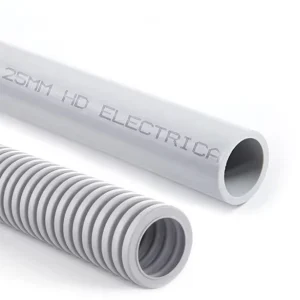 20mm and 25mm Halogen-Free PVC Tube Fire-Resistant Electrical Conduit Pipes for Wire Protection