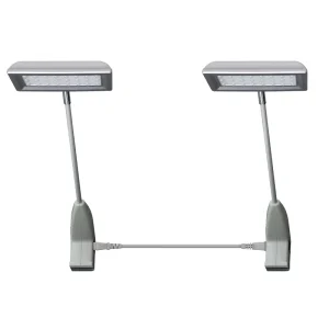 21W 25W LED Long Arm Clip Exhibition Spotlight 120° Beam Angle IP44 for Exhibition Hall Booth and Background Wall